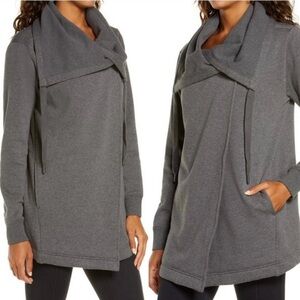 ZELLA Amazing Cozy Wrap Jacket Dark‎ Grey Size Small